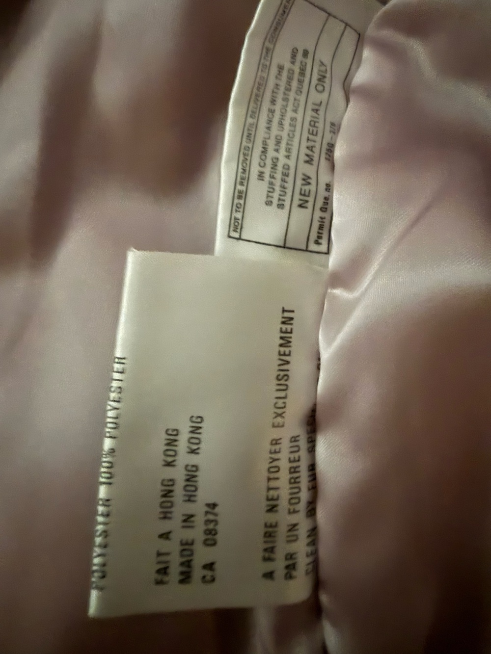 Real Rabbit Fur Mini Coat - Picture 5 of 5